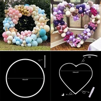 1 5m plastic tube for artificial flower wreath wedding heart frame decoration diy arch birthday balloon bow props christmas deco