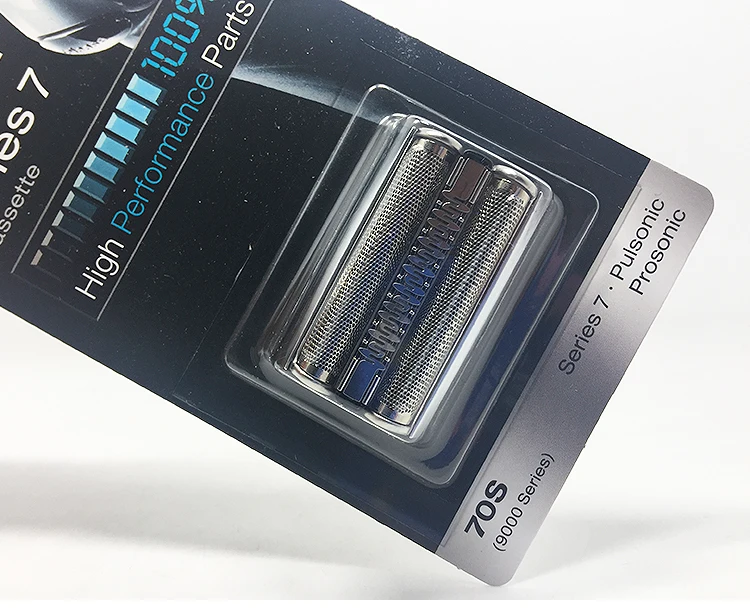 

Silver 70S Foil & Cutter Head Cassette Fit For BRAUN Series 7 790cc-4 720-4 760cc-4 7865cc 7899 720/740/750/760 Razor Mesh