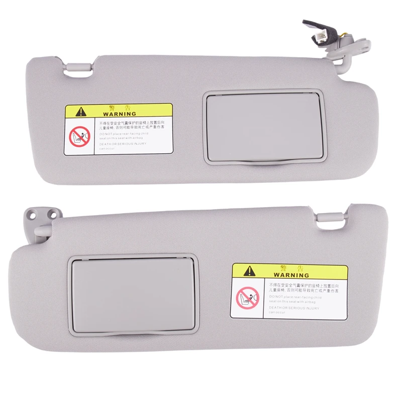 Солнцезащитный козырек в сборе солнцезащитный с косметическим зеркалом спереди