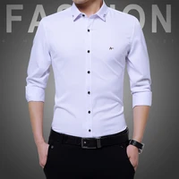 2021 aramy camisas shirts cotton smart casual long sleeve solid shirt slim fit male social business formal shirt tops brand soft
