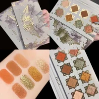 8 colors matte nude eye shadow palette shimmer glitter matte eyeshadow palette shiny metallic pigmented makeup palette cosmetic