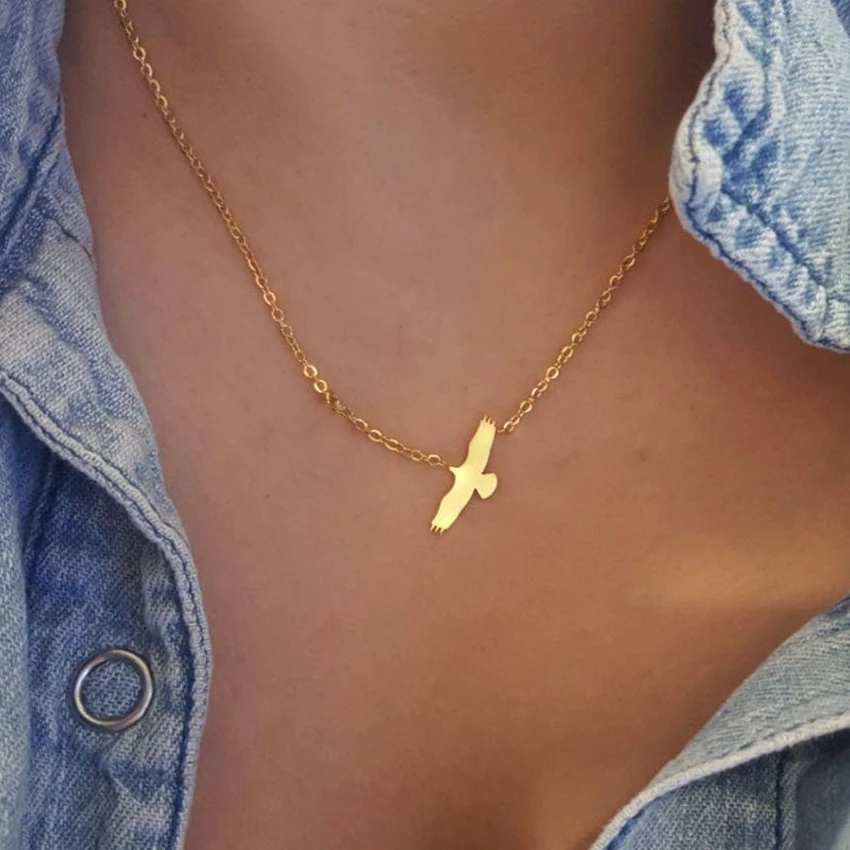 Американский Летающий орел ожерелье для женщин и мужчин птица животное