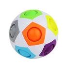 Радужный шар-пазл, 12 отверстий, Радужный шар-пазл, обучающие игрушки для детей, обучающий подарок, обучающие игрушки для детей #30