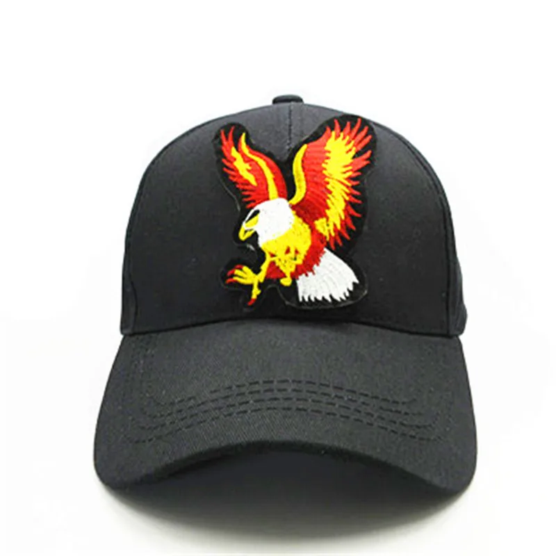 

2021 Eagle Animal Embroidery Cotton Baseball Cap Hip-hop Cap Adjustable Snapback Hats for Men and Women 268