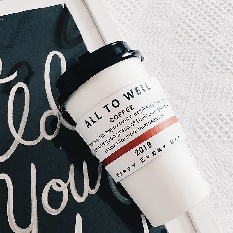 50 шт высокое качество утолщение молоко чай бумажные стаканчики 8 унций 12 14 16