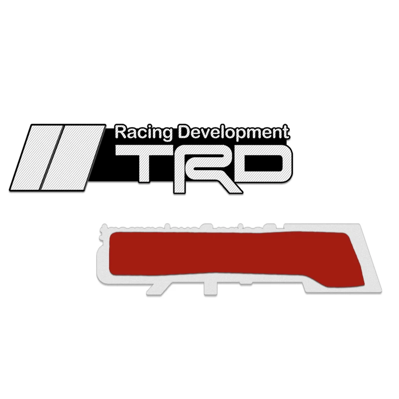 4 шт. 3D алюминиевый динамик стерео значок эмблема Стикеры для Toyota ТРД аксессуары