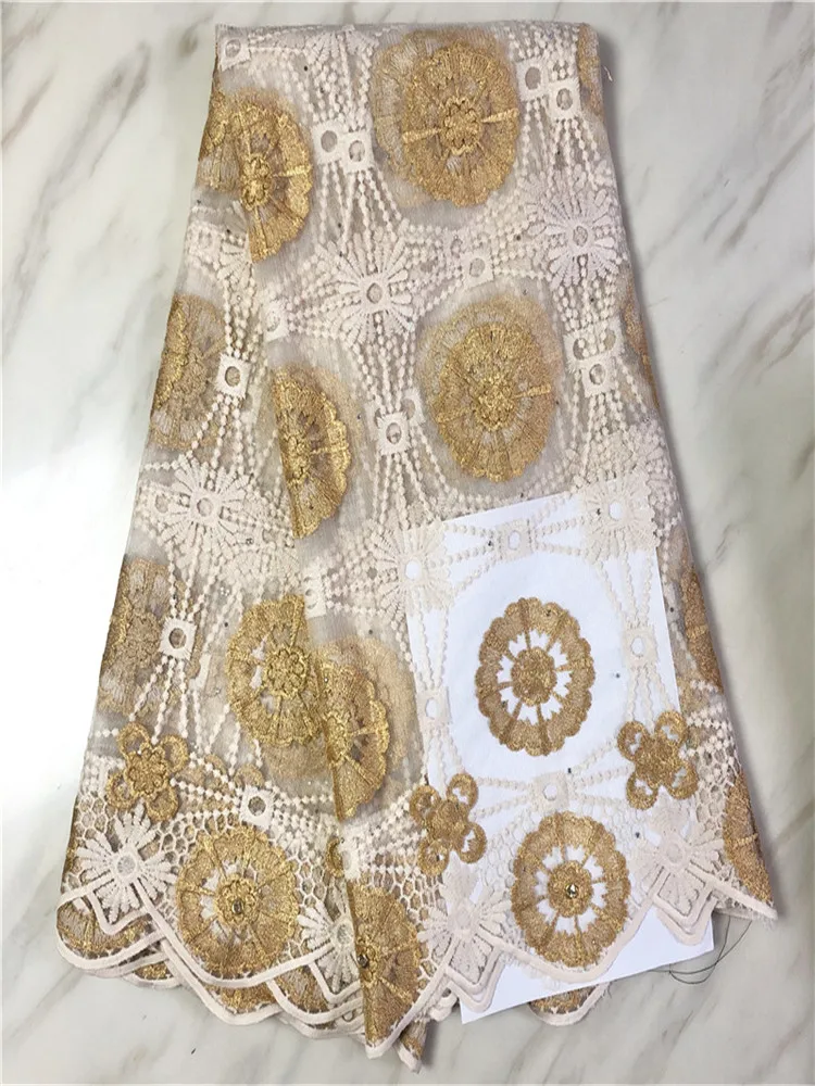 

Cheap wholesale African Lace Fabric Nigerian French Tulle Lace Fabric Best Selling High Quality Net Lace embroidery 5yard FP1115