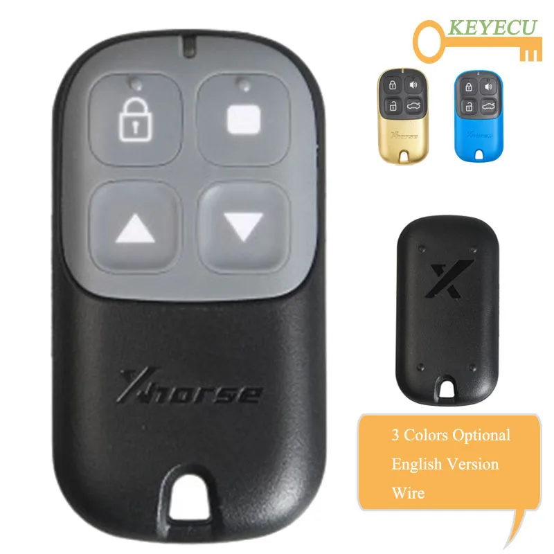 KEYECU XHORSE английская версия универсальный дистанционный Автомобильный ключ 4