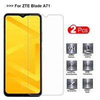2pcs tempered glass for zte blade a71 a 71 pelicula explosion proof screen protector for zte blade a71 protective glass film