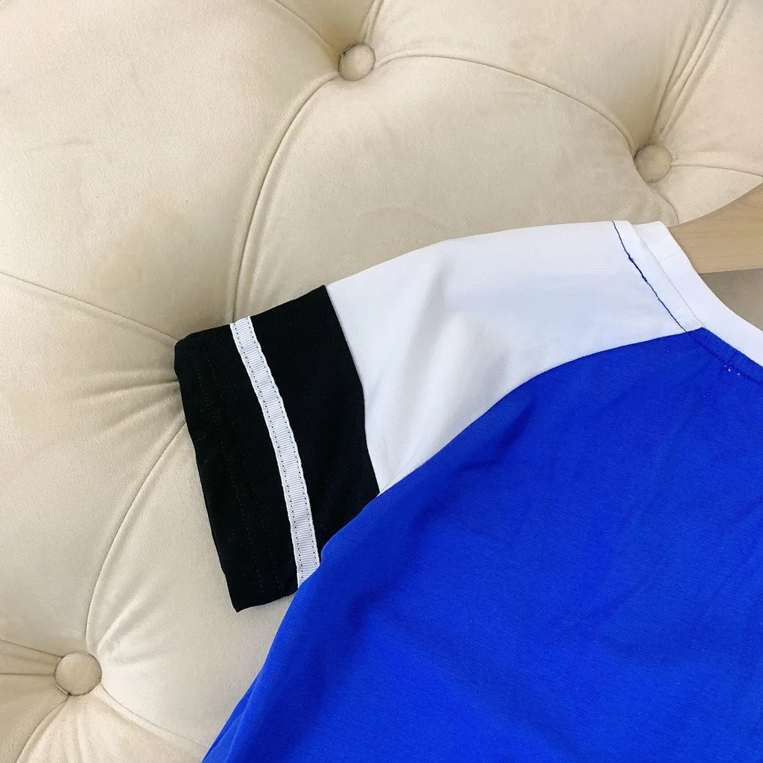 

uropean style Summer Kids Clothes High end Short Sleeve Two Piece Set Printed POLO T Shirt with Short Pants For Boy Suits outfit