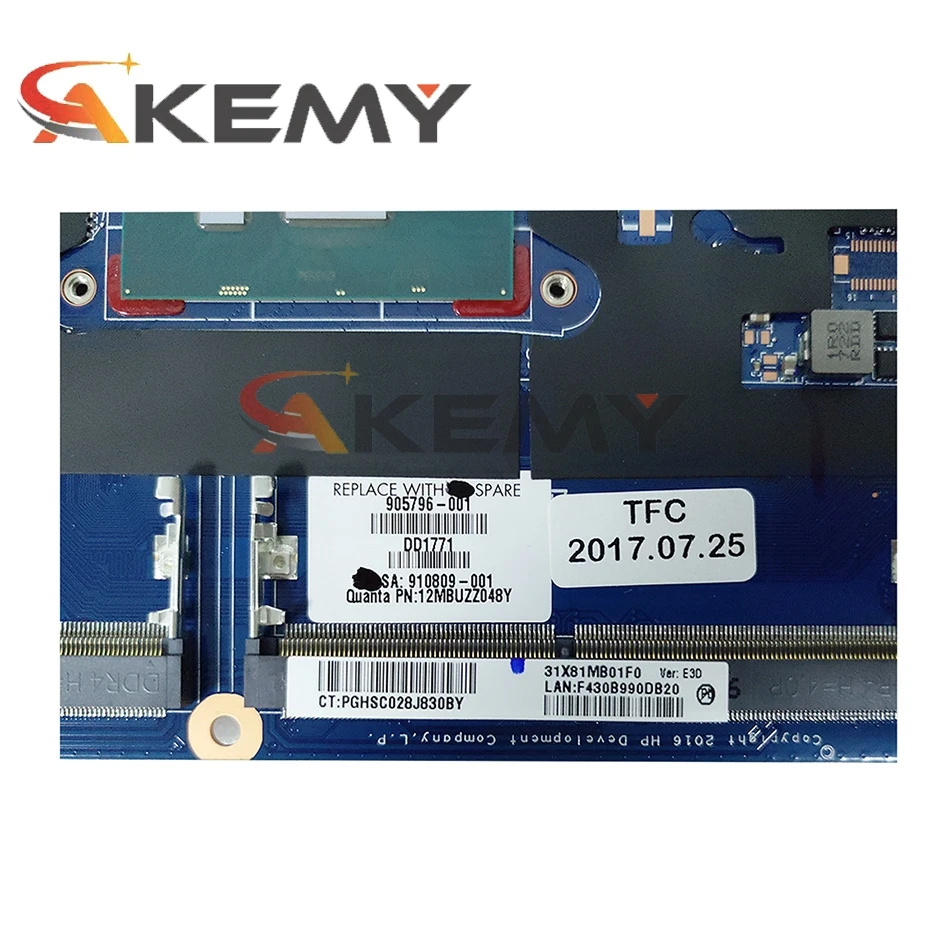 

100% working 100% hp 430 g4 440 g4 motherboard 921339-001 SR349 Celeron 3865U DA0X81MB6E0 mainboard 921339-601 921339-501