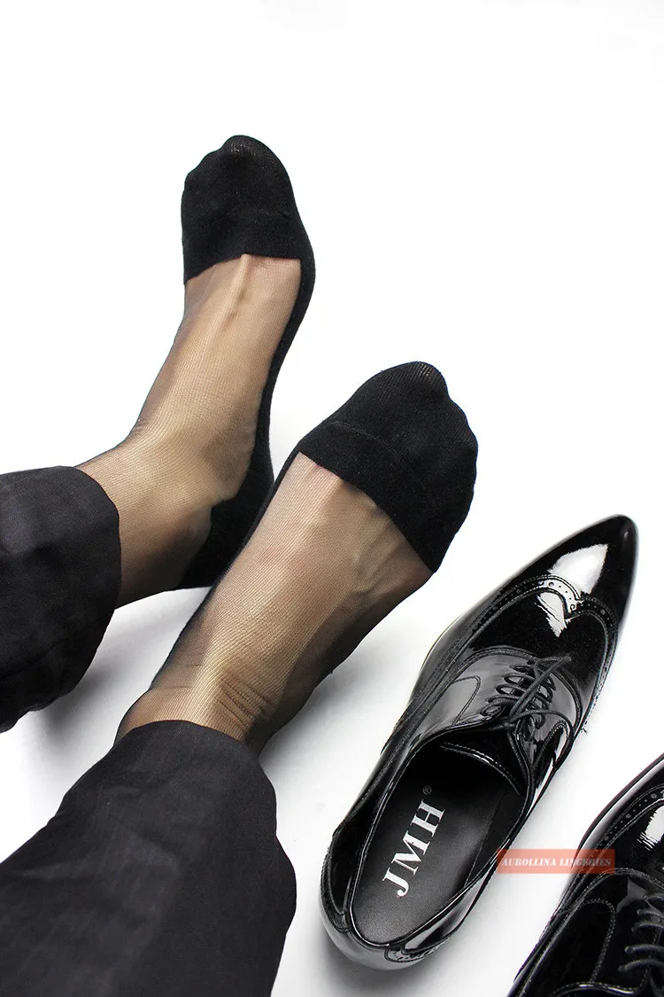 

Sheer Transparent Socks Fetish Formal Dressing Socks Short Sock Nylon Stretch Breathable Neat Sock Affection Footjob Jerkoff