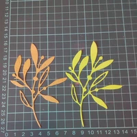 branch with leaves metal cutting dies for diy scrapbooking embossing paper cards making crafts supplies newest 2019 diecuts