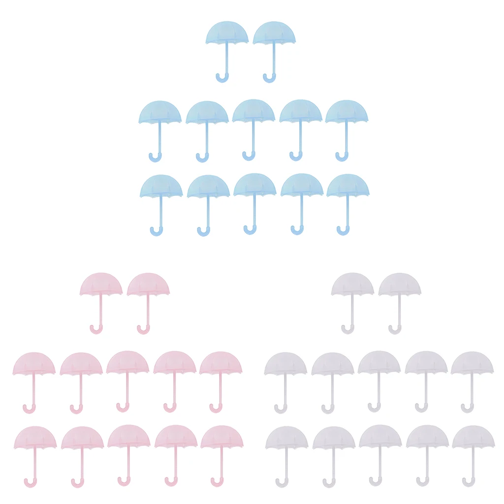 12 шт. милый пластиковый Зонт маленькие подарочные коробки для шоколадных конфет