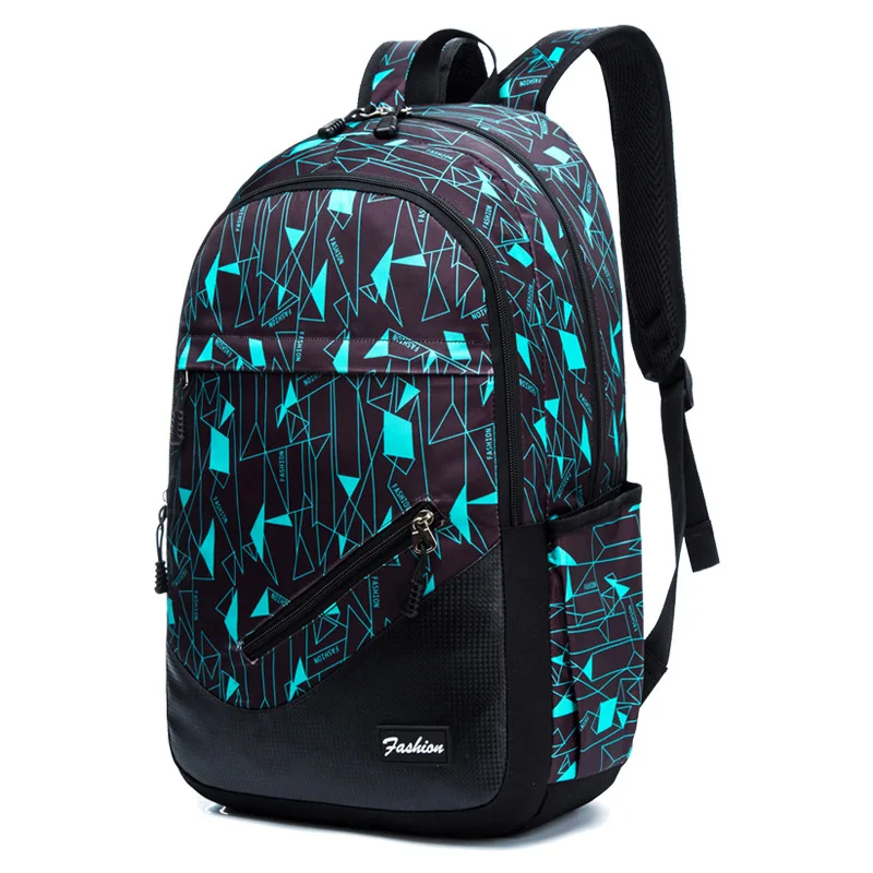 Камуфляжный школьный рюкзак для мальчиков и девочек, вместительный нейлоновый ранец для ноутбука, школьный ранец на плечо