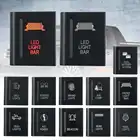 Левая кнопка для автомобиля, желтыйкрасный светодиодный переключатель, задний фонарь, передняя точка постоянного тока, 12 В, 3 А, противотуманный светильник, внутренняя часть для VW, для Amarok