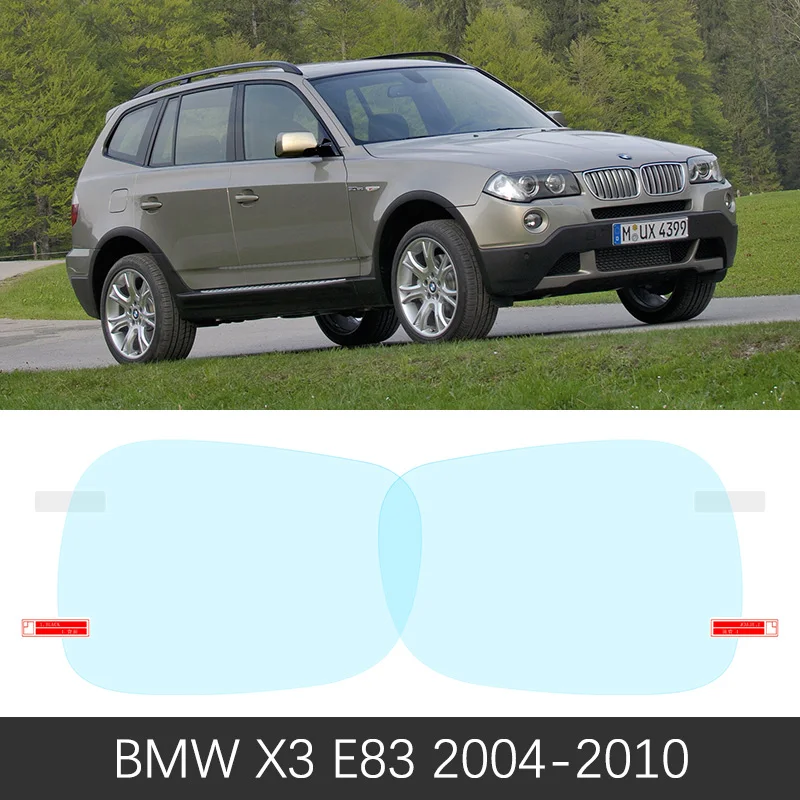 

Для BMW X3 E83 F25 G01 2004 ~ 2020 полное покрытие зеркала заднего вида противотуманные пленки непромокаемая противотуманная пленка чистые автомобильные аксессуары 2014