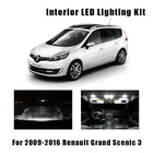 20 шт., Автомобильные светодиодные лампы Canbus 2009-2016 для Renault Grand Scenic III 3 MK3