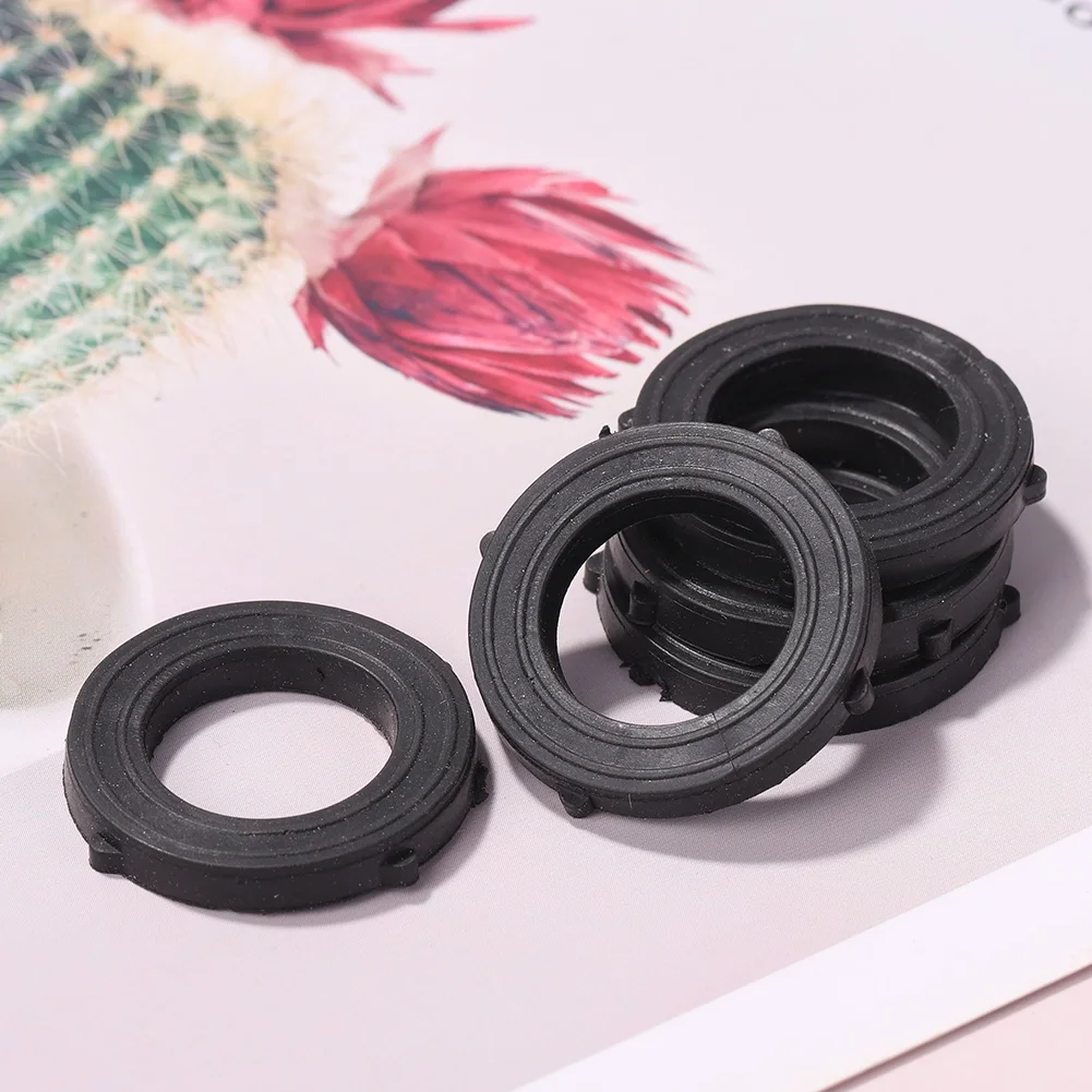 

Garden Hose Washers Water Faucet Fitting Seals 20 Pack Black Plastic Rubber Flat Plane Spacer with Self Locking Tabs