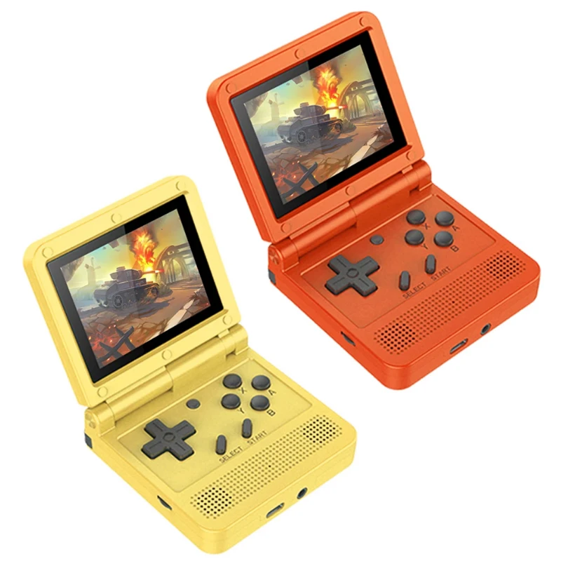 Портативная игровая приставка POWKIDDY V90 в стиле ретро мини-консоль для видеоигр с 3 0