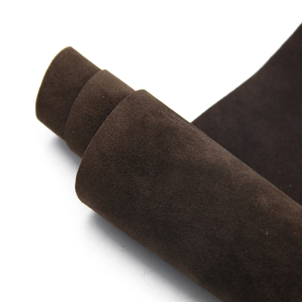 

David accessories 30*140cm Velvet Plain Color Synthetic Leather Fabric Patchwork For Hair Bow DIY Projects Handbag Shoes,1Yc7824