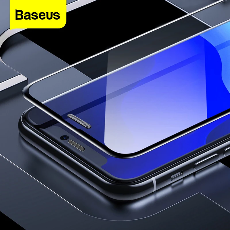 

Baseus 0.3mm Screen Protector For iPhone 11 Pro Xs Max X Xr Full Cover Tempered Glass Protective Film For iPhone 11 Protection