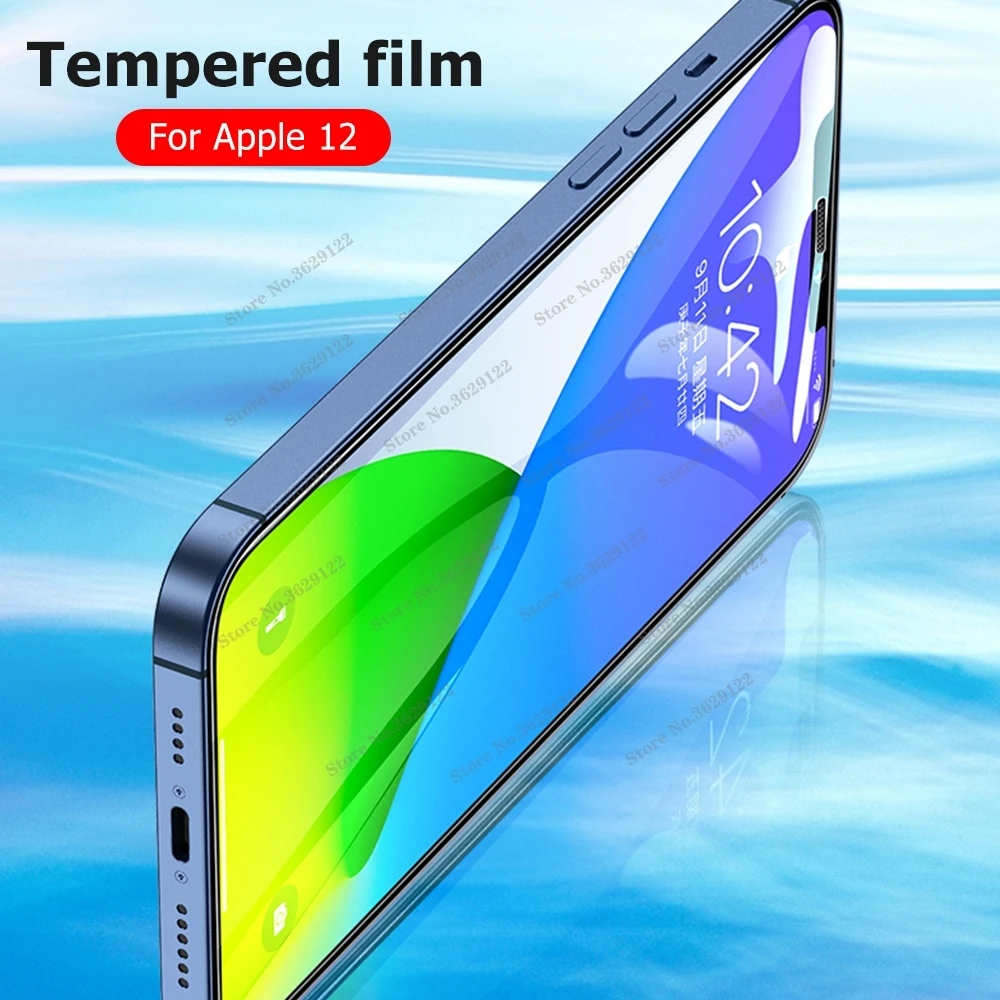 

Free Frame Dust-proof Full Cover Tempered Glass For iPhone 12 Pro max i12 mini Screen Protector i12 mini For iPhone 12 Pro Max