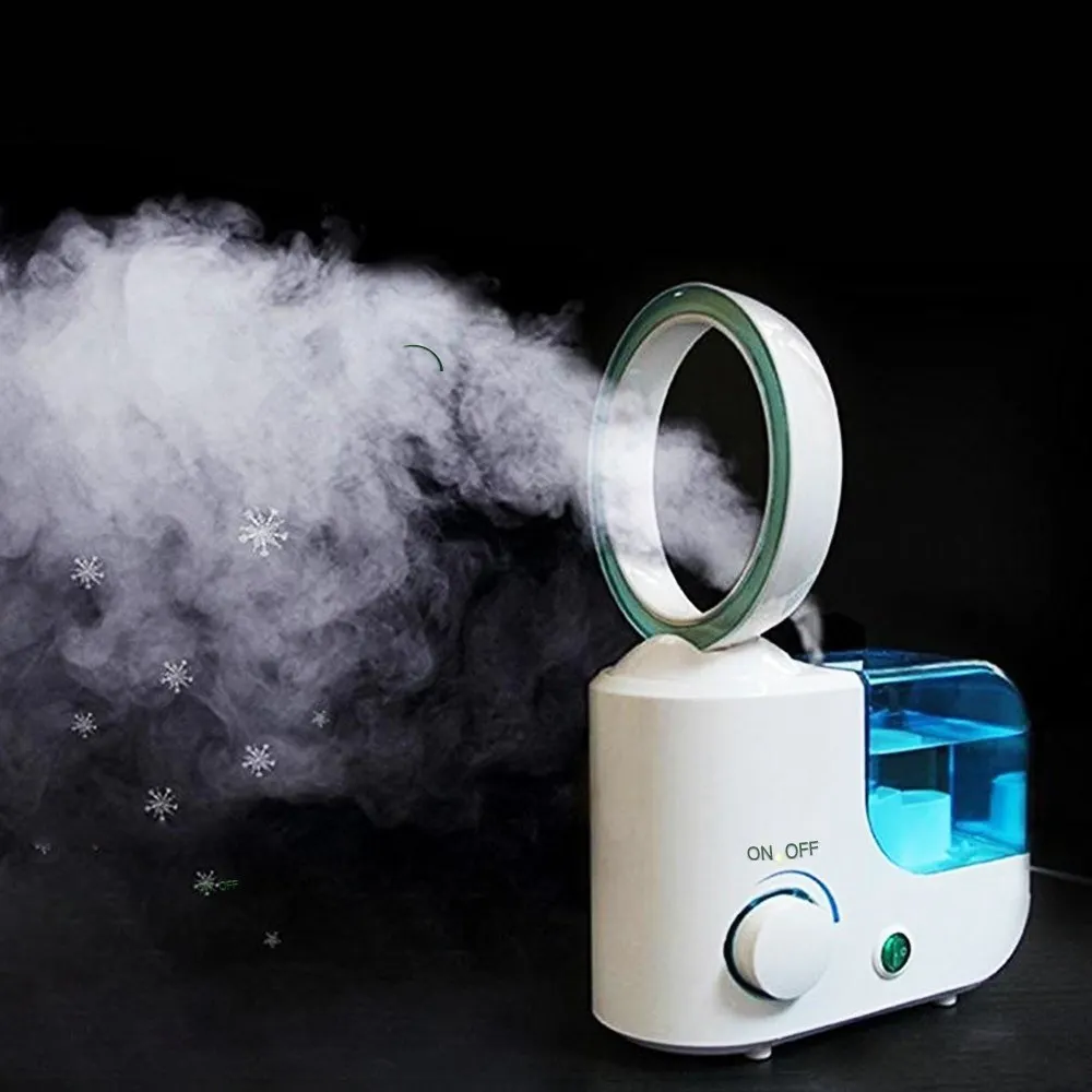 Увлажнитель 25 Вт 1000 мл мини ультразвуковой беслопастные вентиляторы распыления