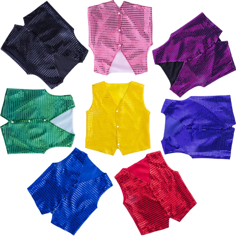 Детская блестящая одежда Songyuexia костюмы для мальчиков и студентов детские