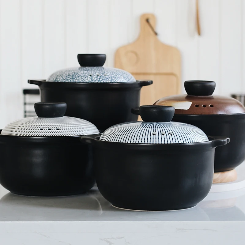 Японская керамическая кастрюля для дома суп рисовая лапша высокотемпературный