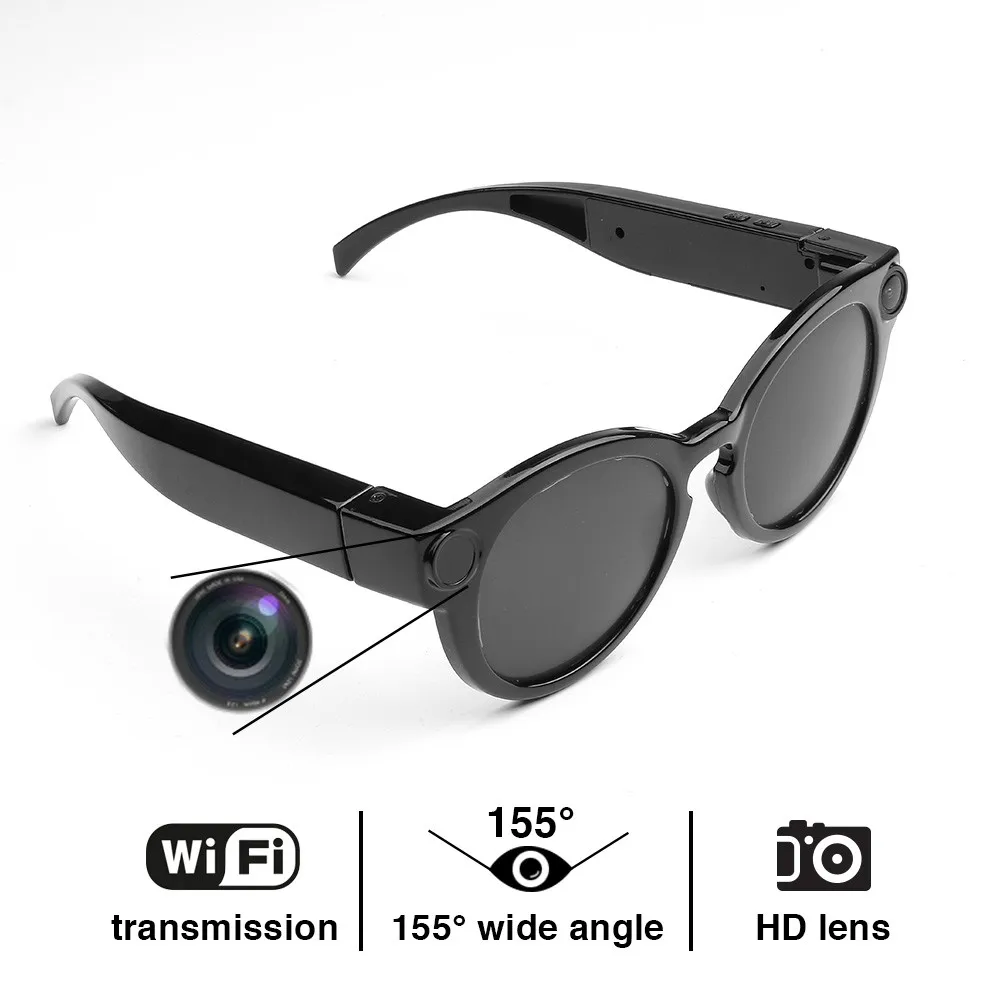 Смарт-очки K11 с Wi-Fi HD-камерой видеорегистратором и камерой 1080P солнцезащитные очки