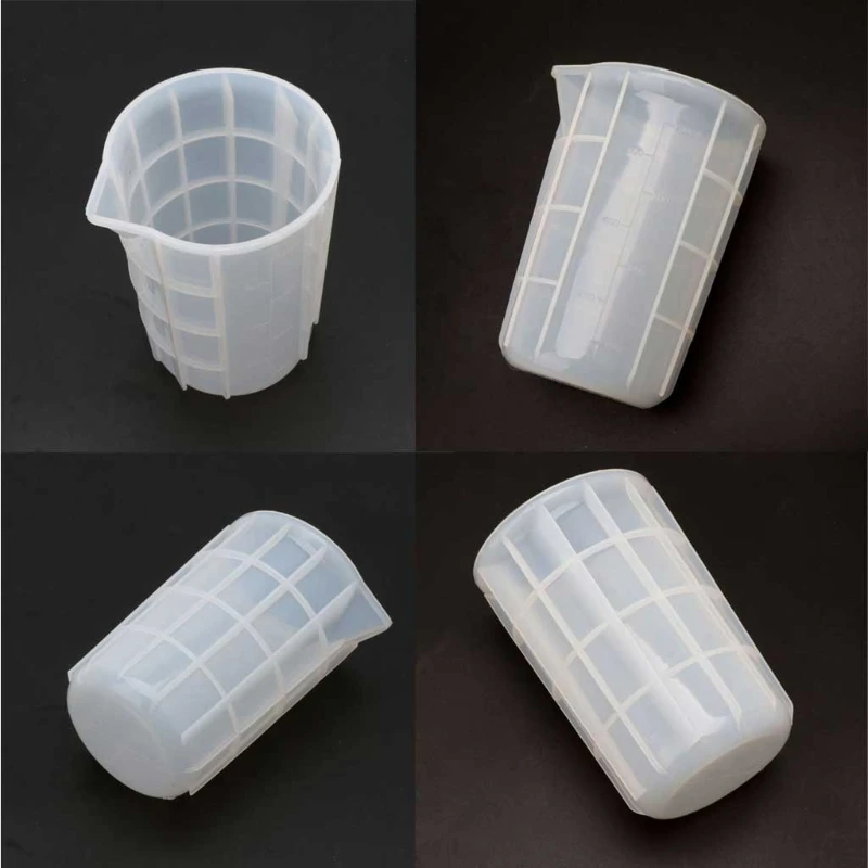 

2Pcs 700ml Extra Large Silicone Measuring Cups Resin Mixing Casting Cups Tools