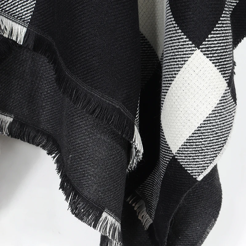 Женский кашемировый шарф модель сезона осень-зима 2021 года модный винтажный