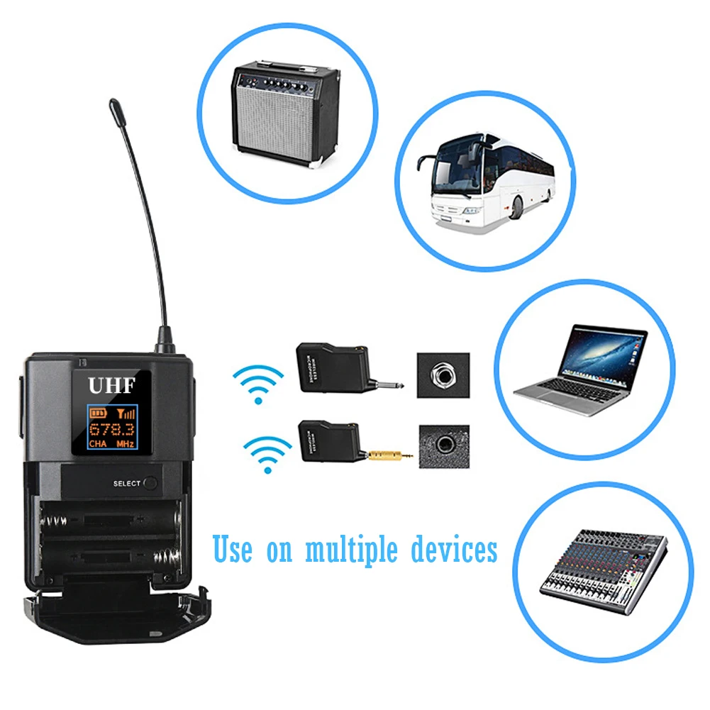 U8 профессиональные UHF Беспроводные ПЕТЛИЧНЫЕ микрофон с отворотом микрофон с приемником передатчик для видеокамеры классной лекции обучения