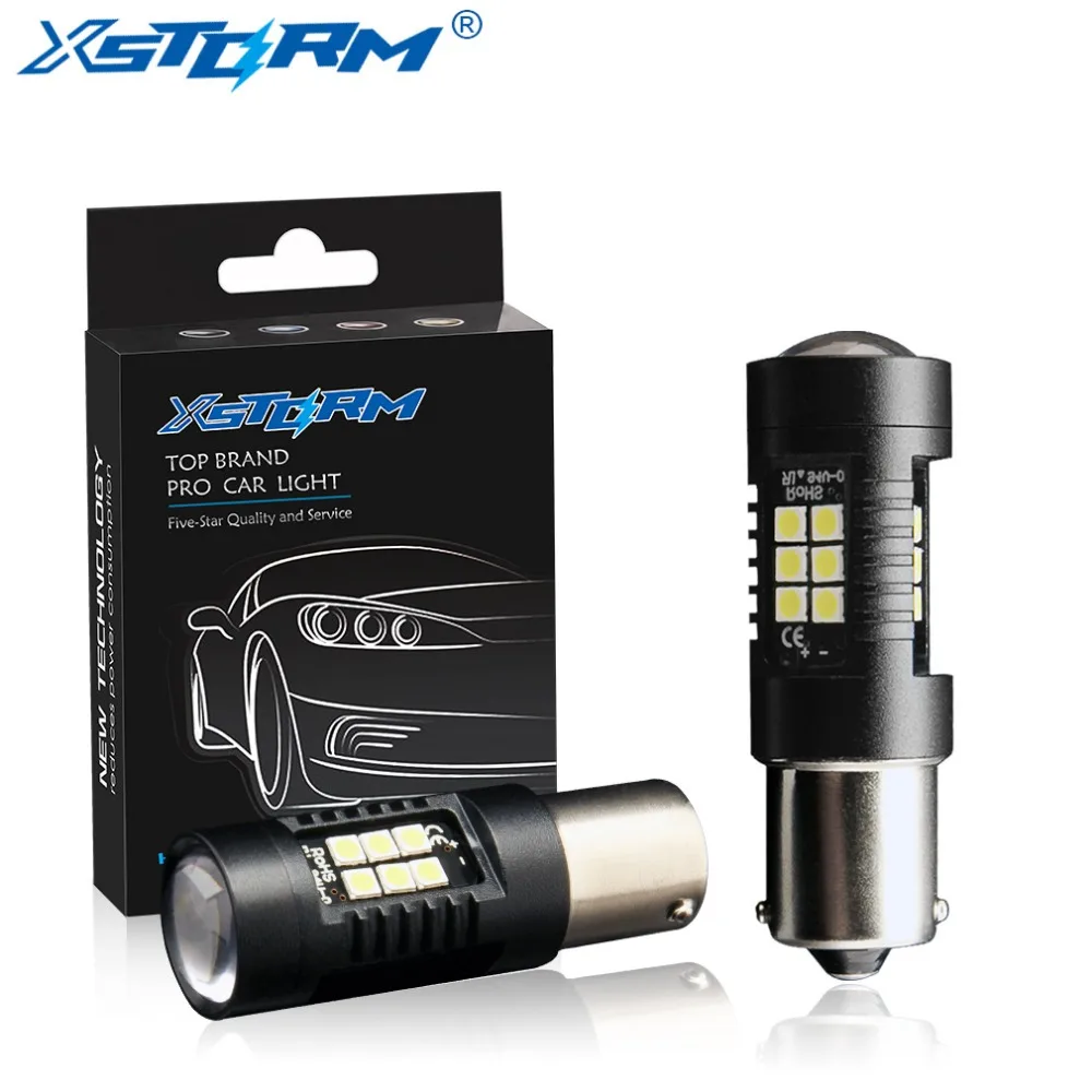

2Pcs P21W Led Bulb 1156 BA15S Leds 21 3030SMD Auto Light Bulbs Reverse Lamp White Yellow Amber Red R5W 12V Car Turn Signal Light