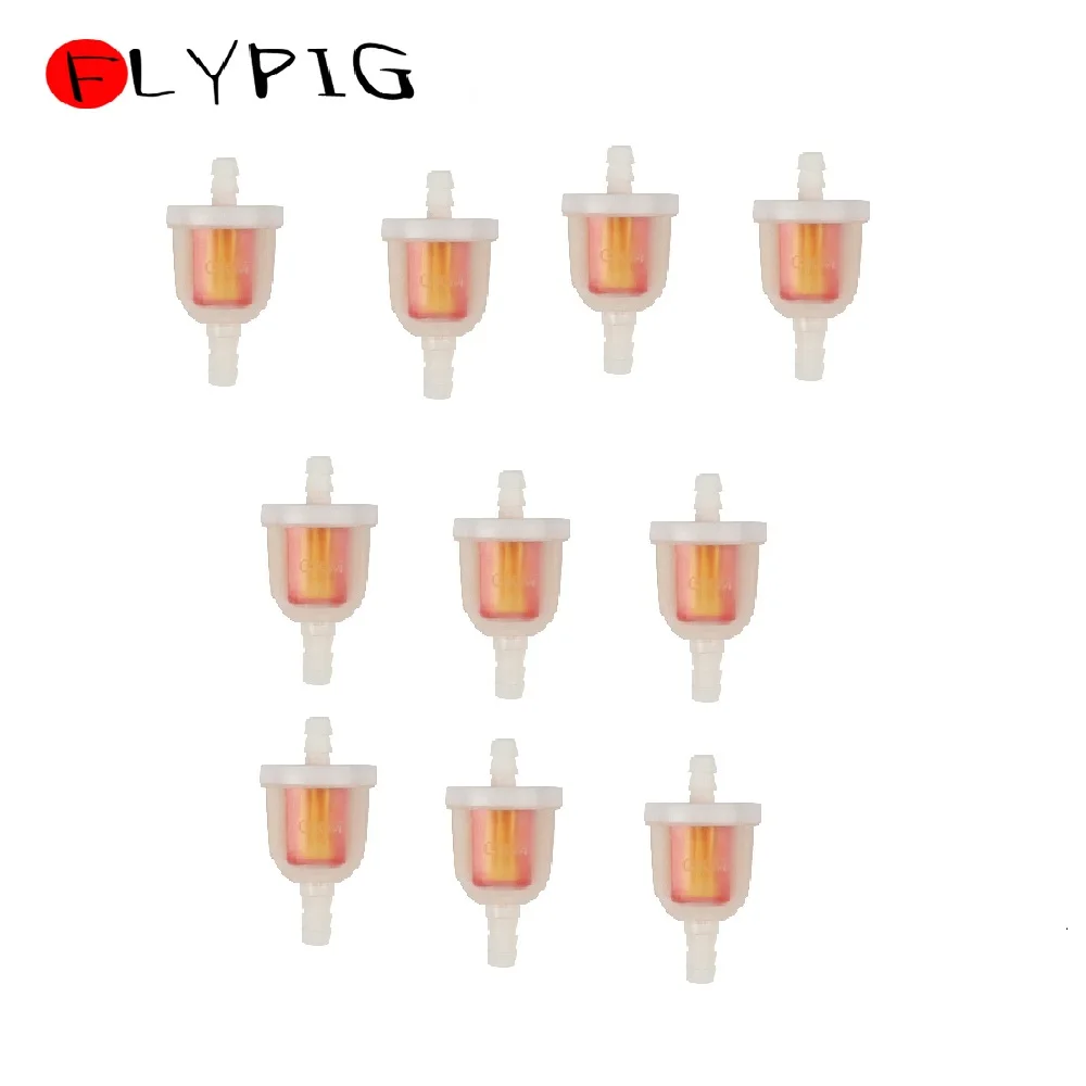 

10Pcs Gas Fuel Filter Moped Scooter For Go Kart Dirt Bike ATV TaoTao SUNL Roketa