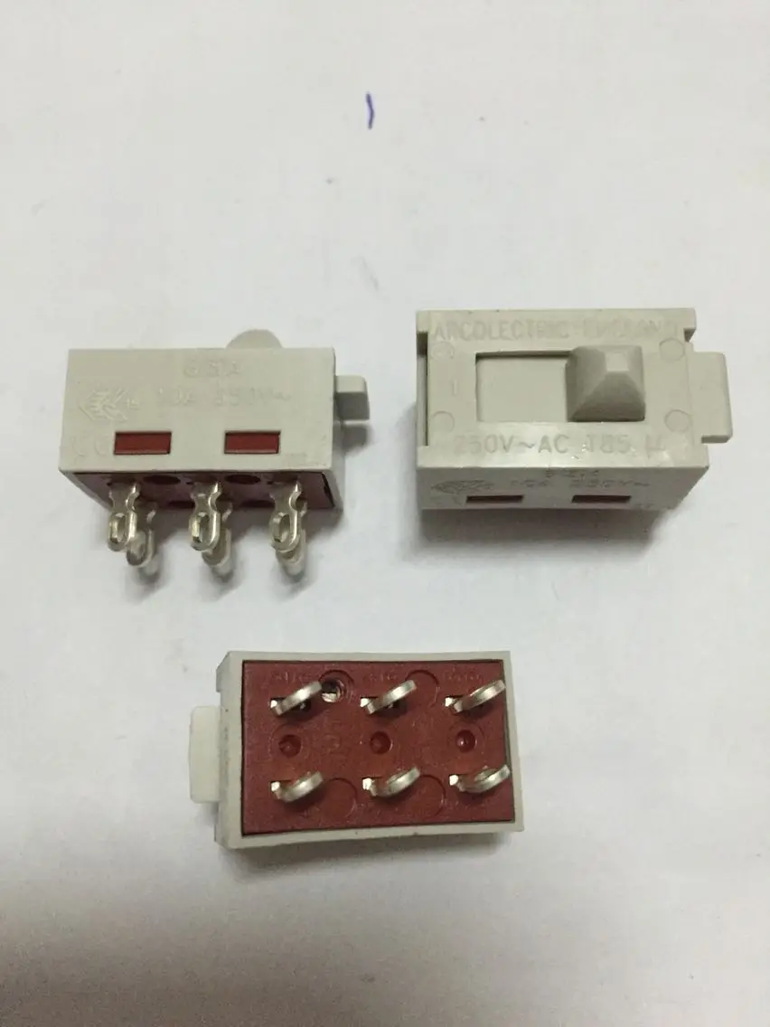 

Оригинальный новый 100% T222HC тумблер 6pin 2 шестерни 10A 250V