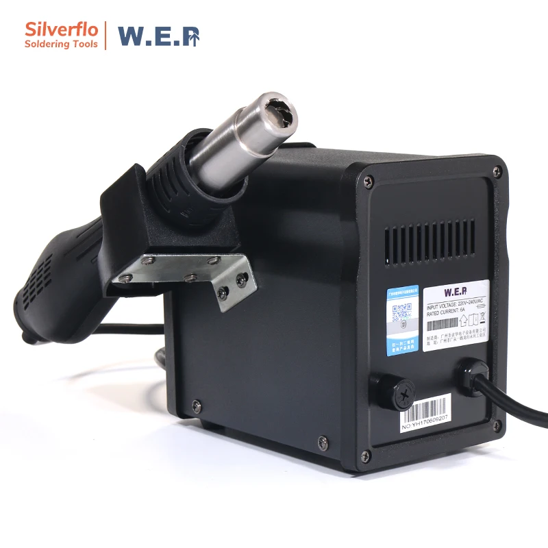 Паяльная станция WEP 858D цифровая паяльная с термофеном для починки микросхем |