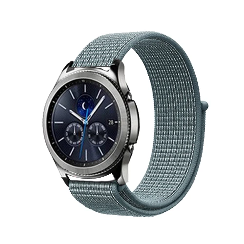 26-cclcstial teal Ремешок 22 мм 20 мм для samsung galaxy watch active 2 46 мм 42 мм gear S3/S2 Frontier/Classic huawei watch gt 2 Amazfit bip band - Цвет ремешка: 26-cclcstial teal