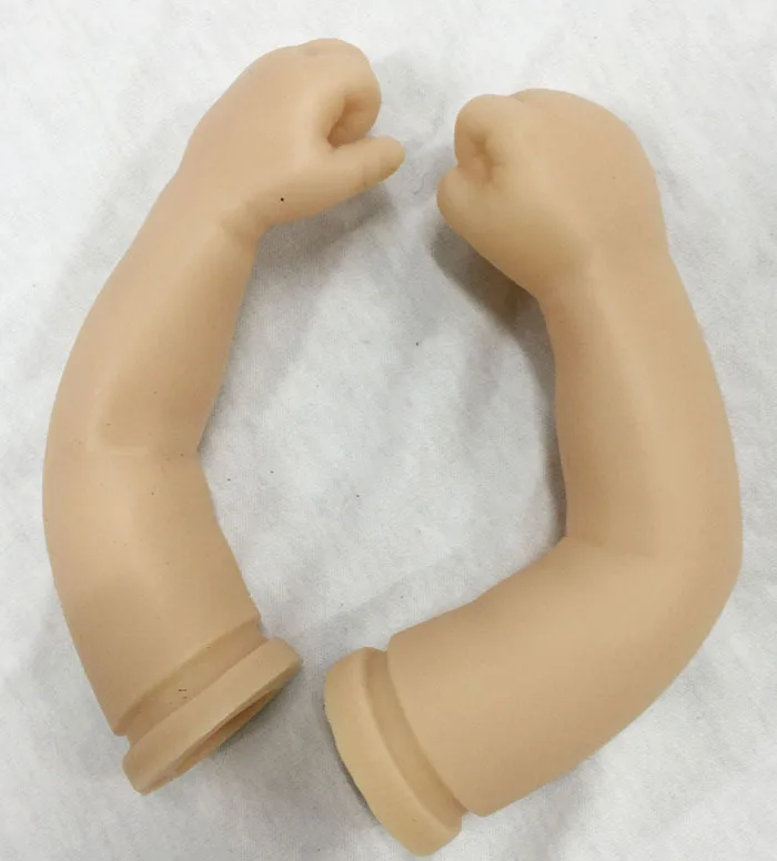 

Handmade DIY 22inch Reborn Kits Soft Silicone Blank Baby Doll Mold Suede Cloth Body Set Hands-On Toy