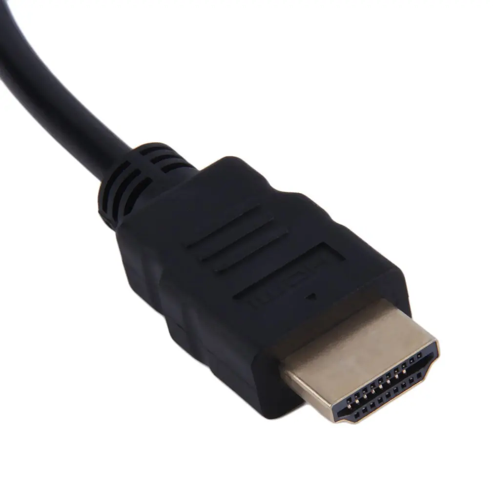 Новинка 2018 1080P HDMI штекер в VGA Женский видеоадаптер Кабель адаптер для ПК DVD HDTV