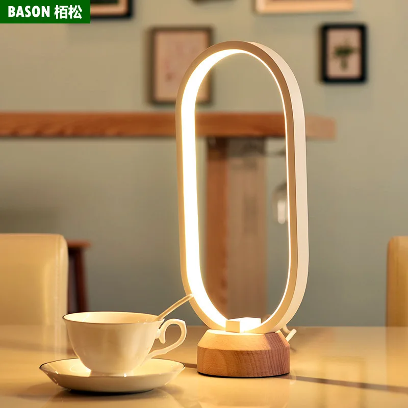 Настольная лампа на магнитной подвеске с поглощением света подарок в виде