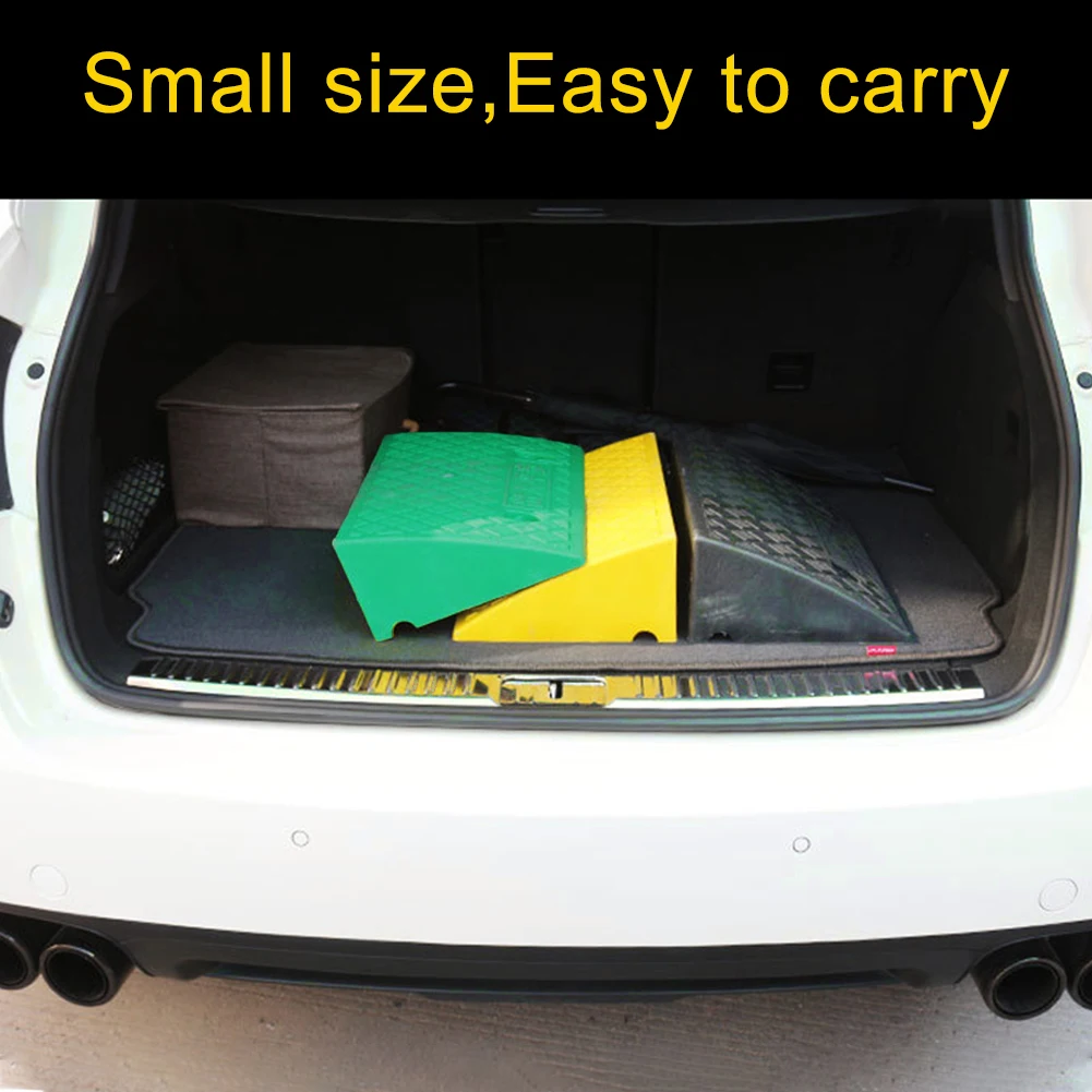 Car Threshold Ramp Plastic Portable Curb With Textured Surface For 6-8CM Height Steps Driveway Loading Dock Sidewalk | Автомобили и