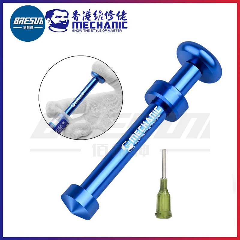 Слесарный флюс с нажимным стержнем из алюминиевого сплава шприцевая паста