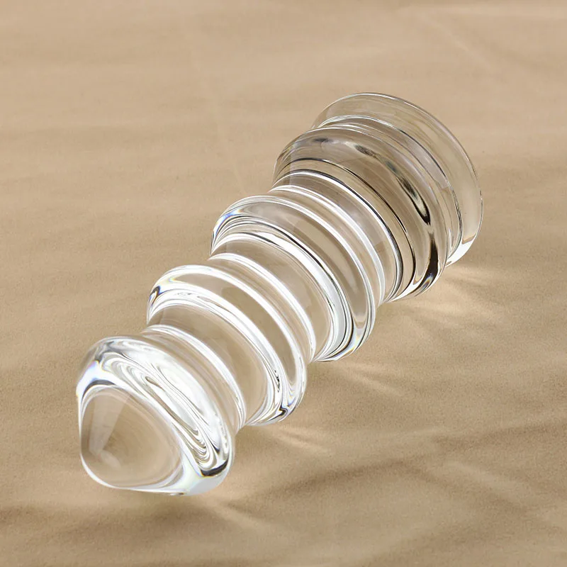 17*6 5 см супер большая Анальная пробка Хрустальное стекло секс анальный