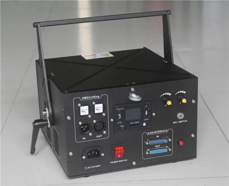 ILDA Pc управление RGB Полноцветный анимацией лазер для сцены огни для KTV Рождество