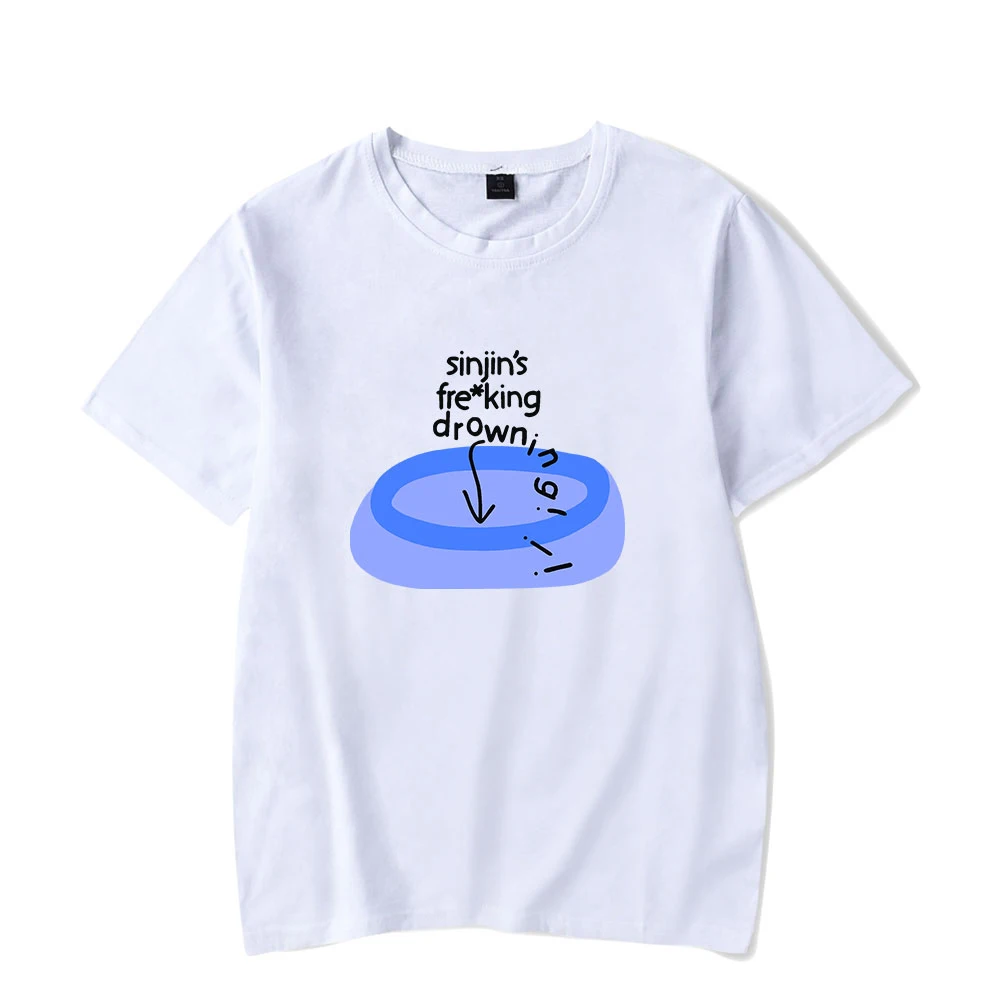 

Arrival Sinjin Drowning T-shirt Men Clothes Hot Sale Tops merch Tops Kawaii Kids Tees