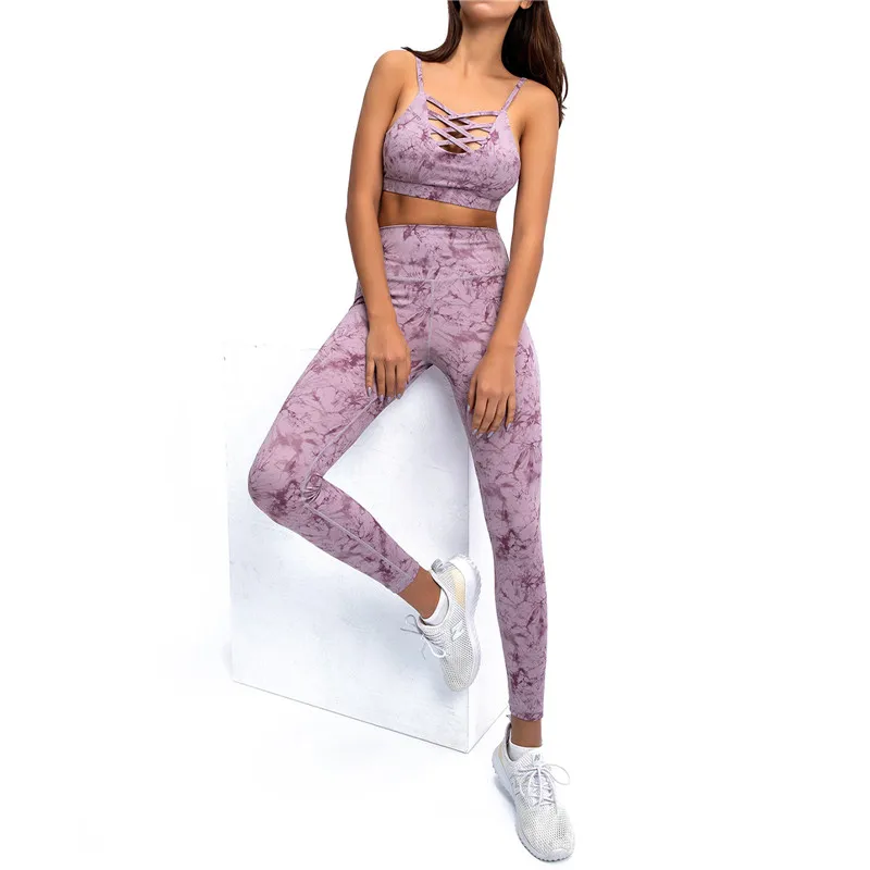 

Women's Tie Dye Yoga Bra