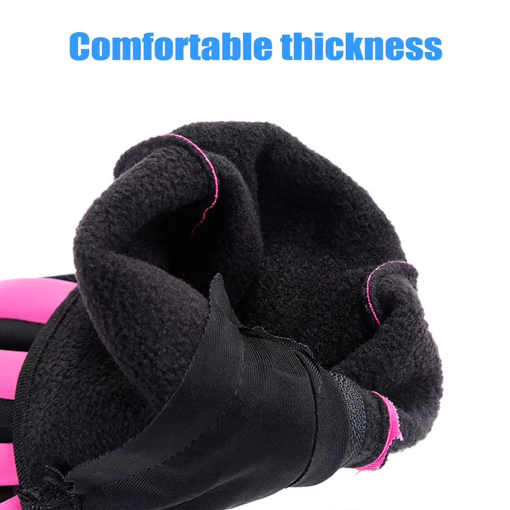 Zacro унисекс тачскрин зимние теплые велосипедные перчатки для катания на лыжах