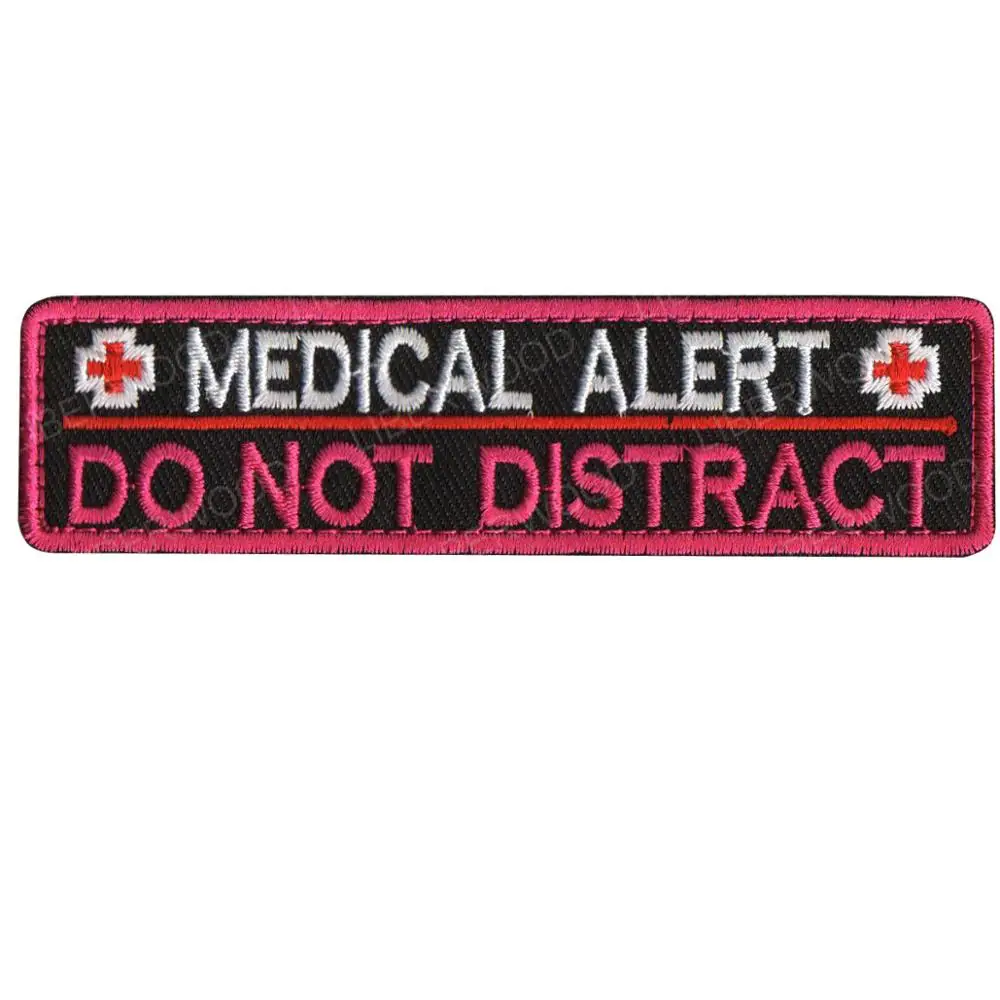 pink DO NOT DISTRACT Служебная терапия собака животное мед медицинская Рабочая собака в дрессировке эмблема значок k9 K-9 патч для собаки PET сбруя-жилет - Цвет: pink DO NOT DISTRACT